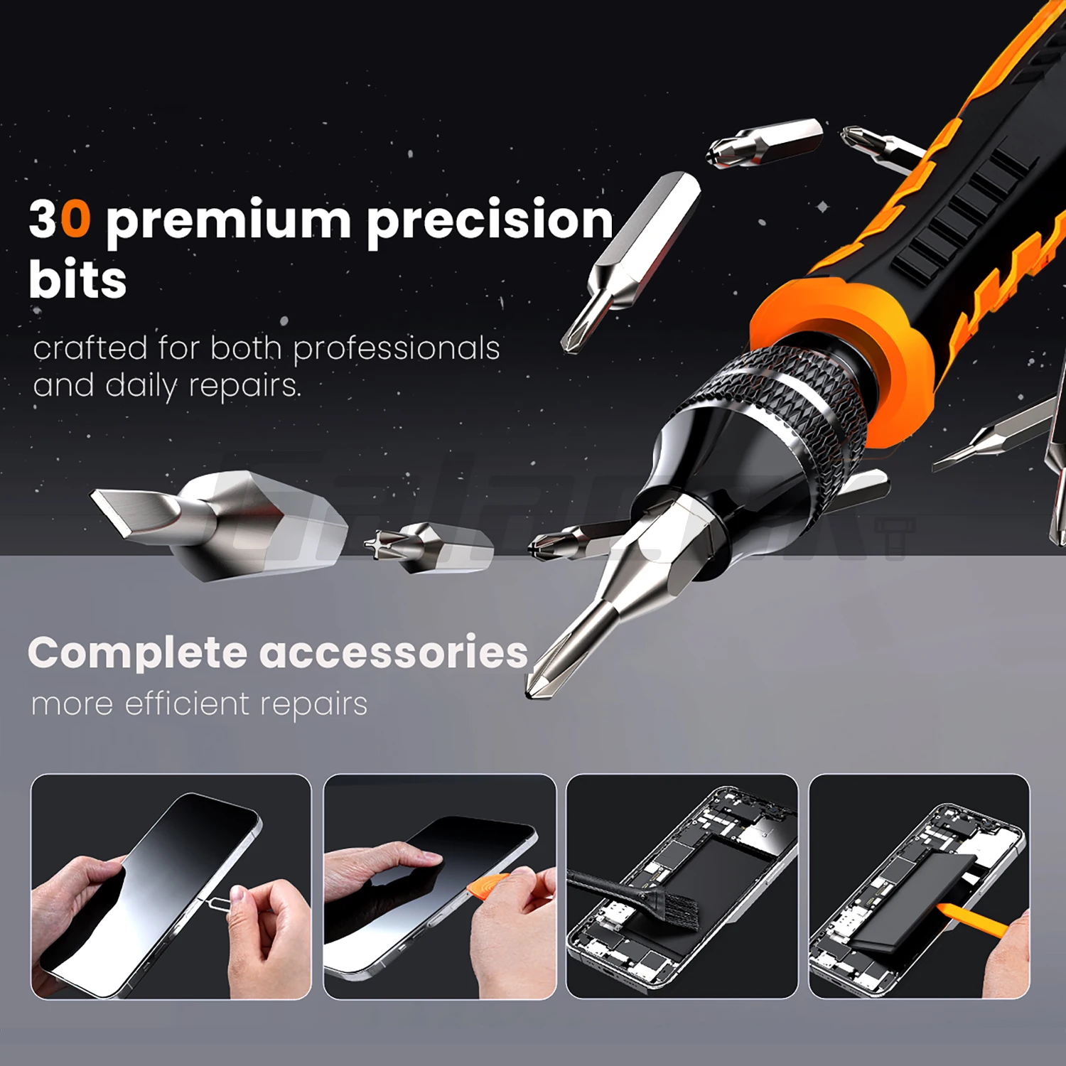 Galacok Precision Screwdriver Sets Phone Repair Tools Kit Multifunctional Hand Tools Set of DIY for Macbook Watch PC Electronic