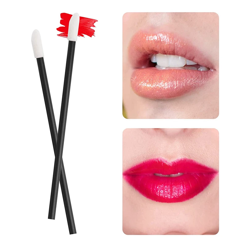 Lip Brush 500/1000PCS Lip Wands Applicators Disposable Lip Brush Lipstick Brush Gloss Applicator Wands Makeup Applicator Beauty Tool makeup brush,makeup tool
