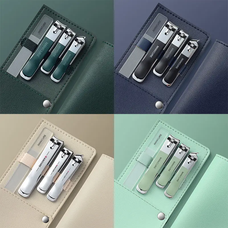4Pcs Nail Clipper Set Portable Stainless Steel Pedicure Professional Beauty Manicure Complete Set