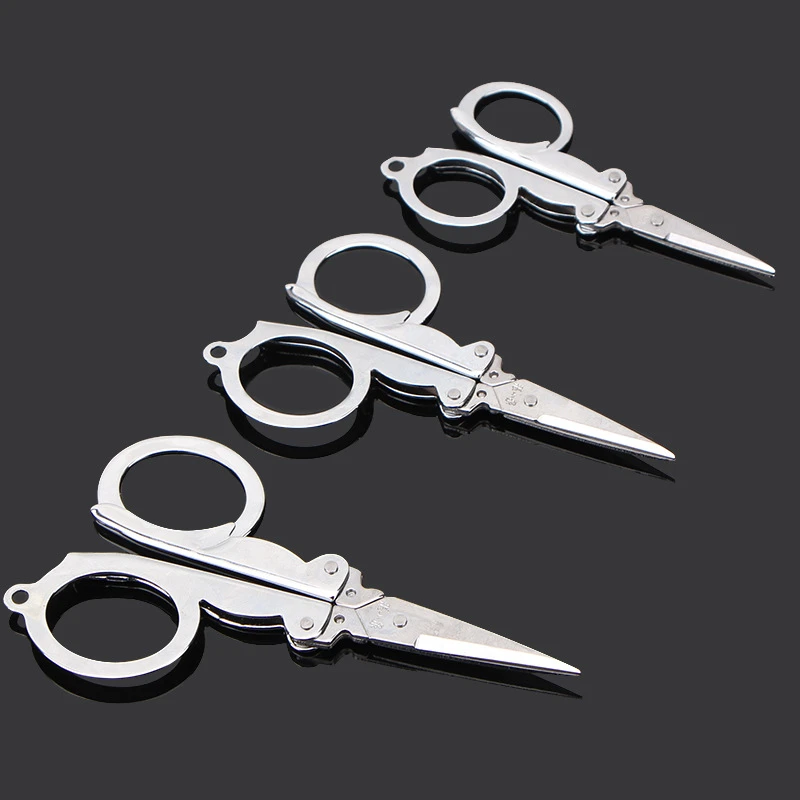 Folding Scissors Pocket Travel | Portable Mini Folding Scissors ...