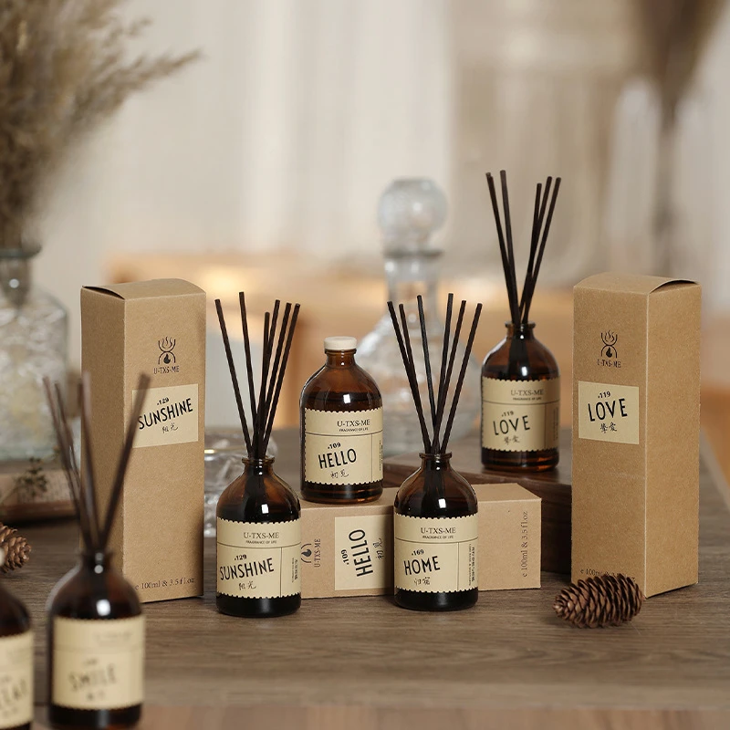 Aroma Reed Diffuser for Bedroom and Bathroom, Aromatherapy Decor ,100ml