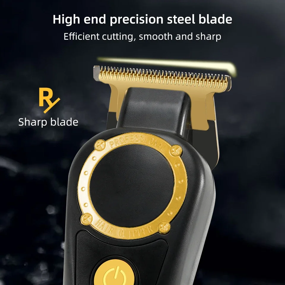 Description Picture 5 of itemHair Cutting Machine Professional Electric Hair Trimmer Cordless USB Rechargeable Hair Clippers Grooming Kit For Men