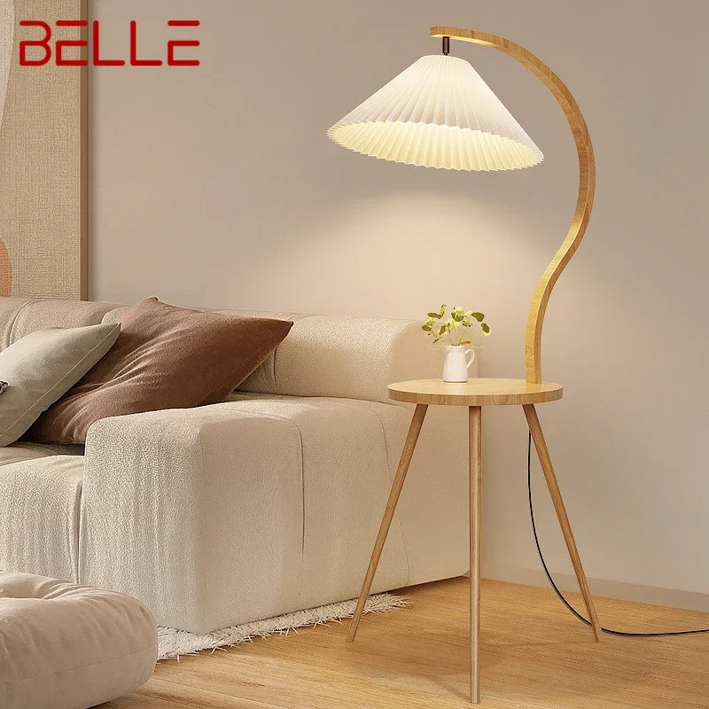 

BELLE Nordic Floor Lamp Modern Art Family Iiving Room Bedroom Homestay Creativity LED Decorative Standing Light