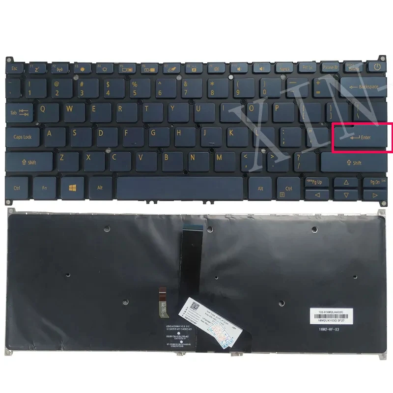 

US Backlit Laptop keyboard For Acer Swift 5 SF514-52 SF514-52T-590U 51 55TA-77NJ N20C12US Layout Blue