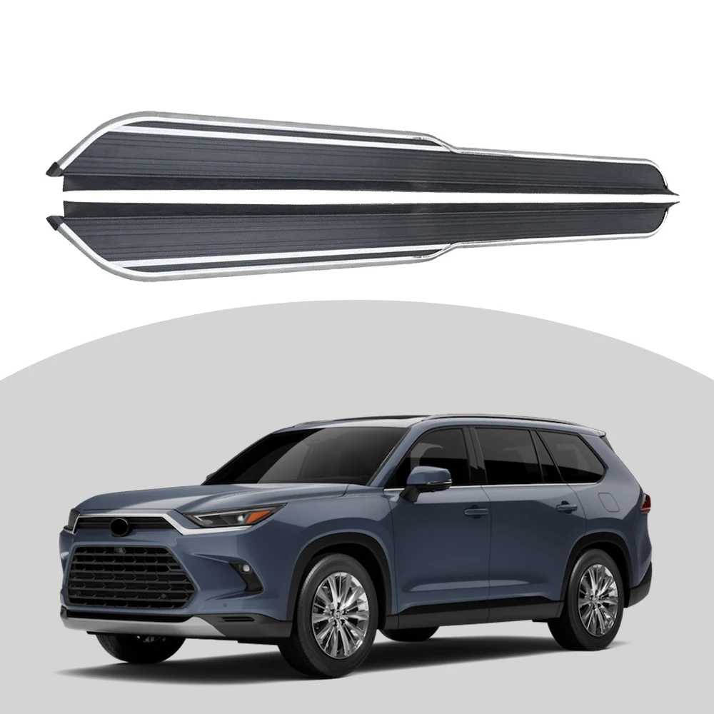 

2Pcs Running Board Side Step Nerf Bar Protector for Grand Highlander 2023 2024