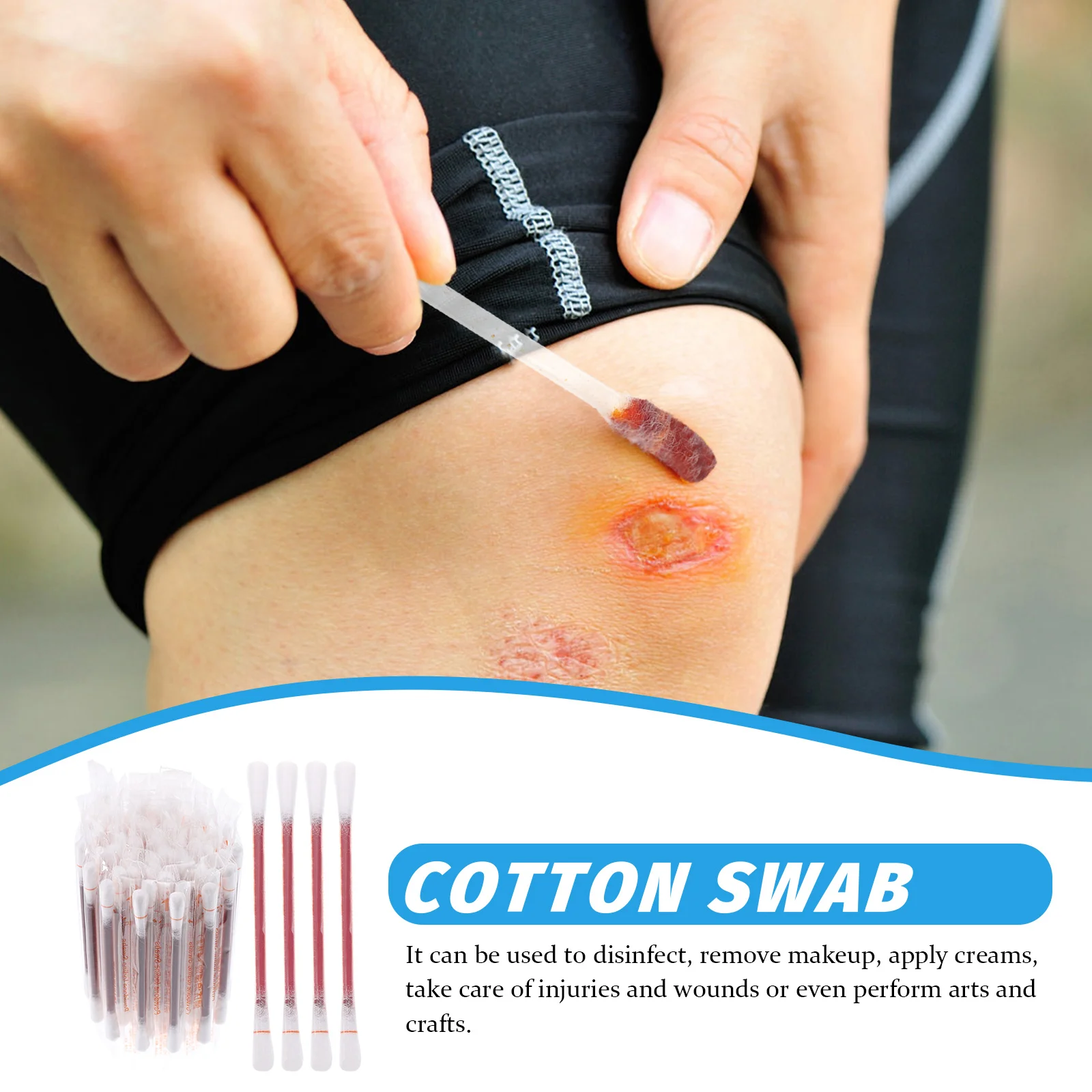 Рисунок 3 - одноразовые ватные тампоны для