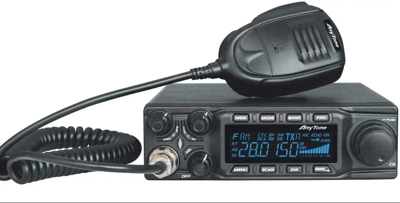 

AnyTone AT-6666 10 Meter Radio for Truck, with SSB(PEP)/FM/AM/PA Mode,High Power Output 15W AM,45W FM,60W SSB(PEP)