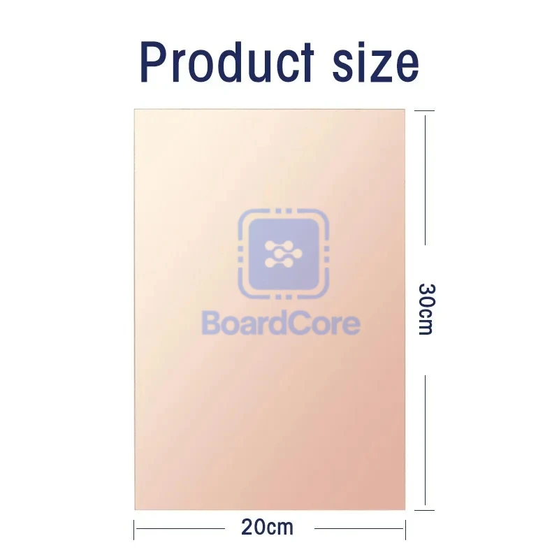 단면 PCB 20x30cm 구리 피복 플레이트 PCB 보드 라미네이트 회로 기판 DIY 범용 회로 기판 Diy 전자