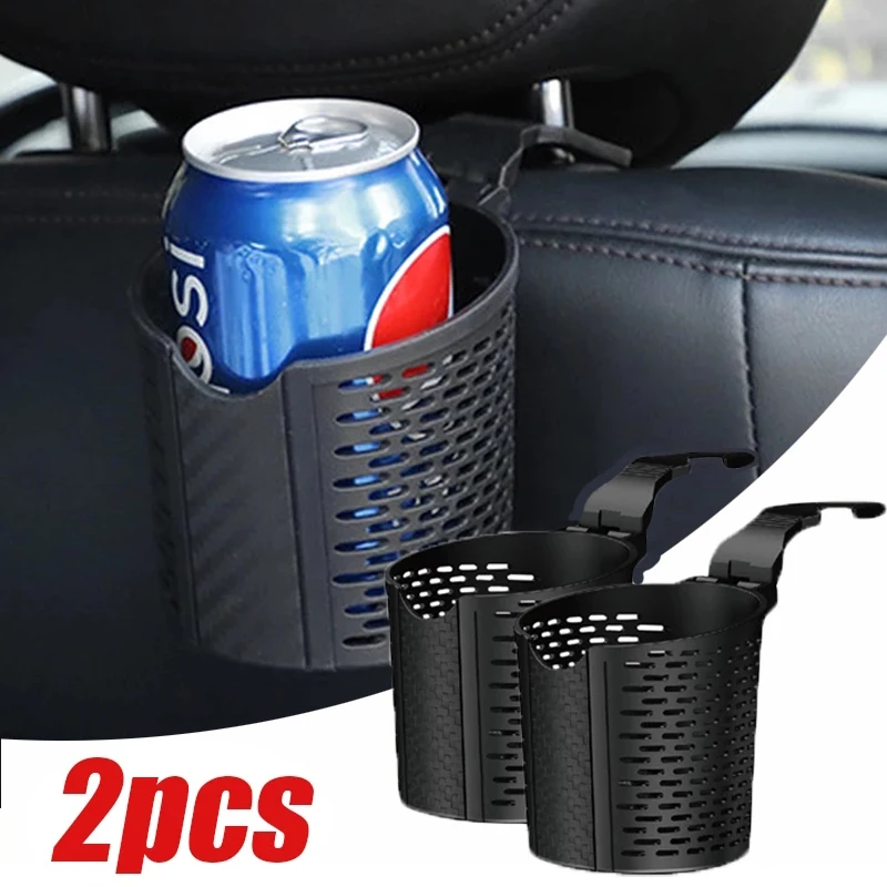 Car Back Seat Cup Holder Multifunctional Hanging Mount Drink Storage