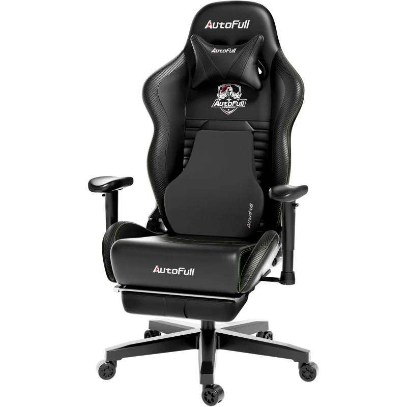 

AutoFull C3 Gaming Chair Office Chair PC Chair with Ergonomics Lumbar Support, Racing Style PU Leather High Back