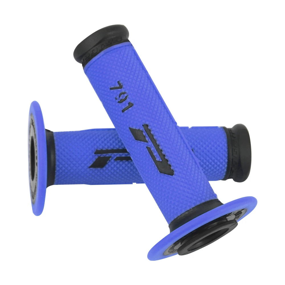 High-Performance Universal Rubber Motorcycle Handlebar Grips - 24mm