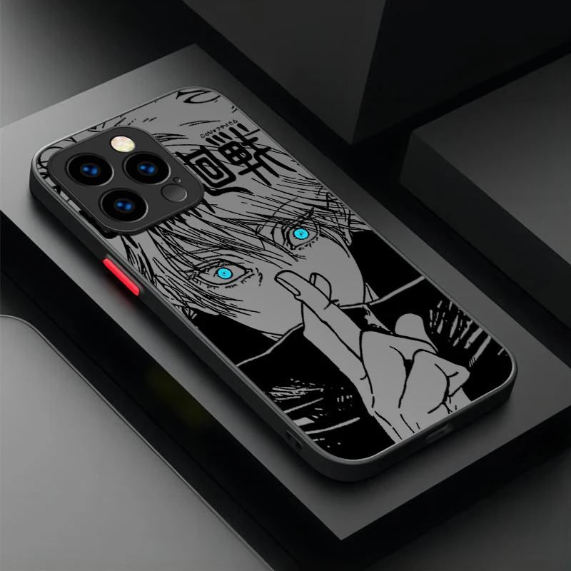 Jujutsu Kaisen Gojo Satoru & Sukuna Anime Design Hard Phone Case Cover