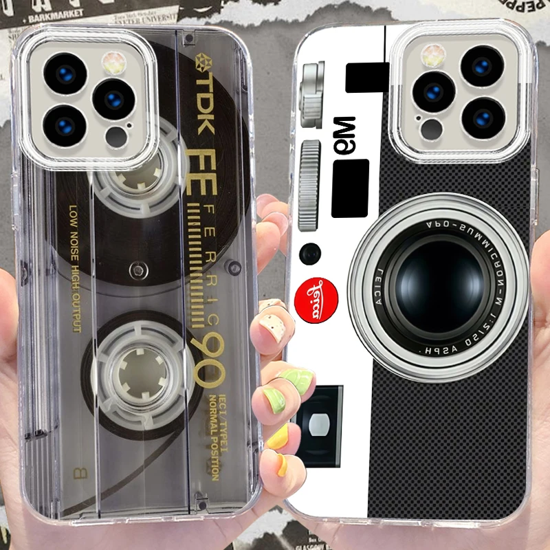 Retro Audio Cassette Camlet Phone Case - Durable Hard Cover