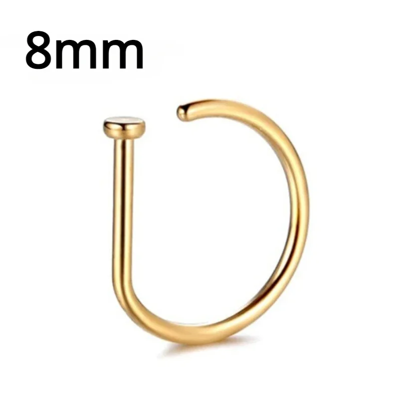 Gold 8mm D Type