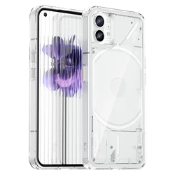 Transparent Acrylic Case for Women - Soft Border Protective Cover (Clear)