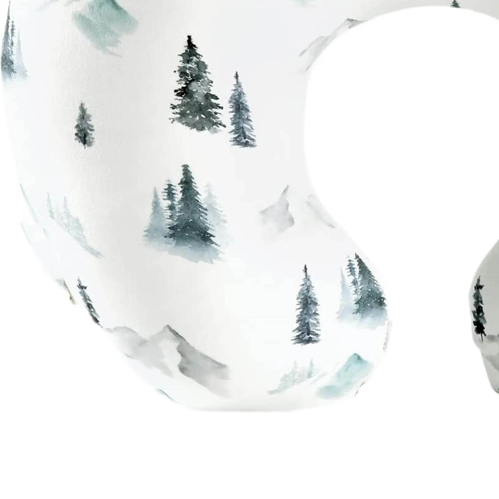 Feeding Pillow Cover U Style Shape Comfortable Breathable Pillow Case Replacement Feeding Cushion Cover for Breastfeeding Women