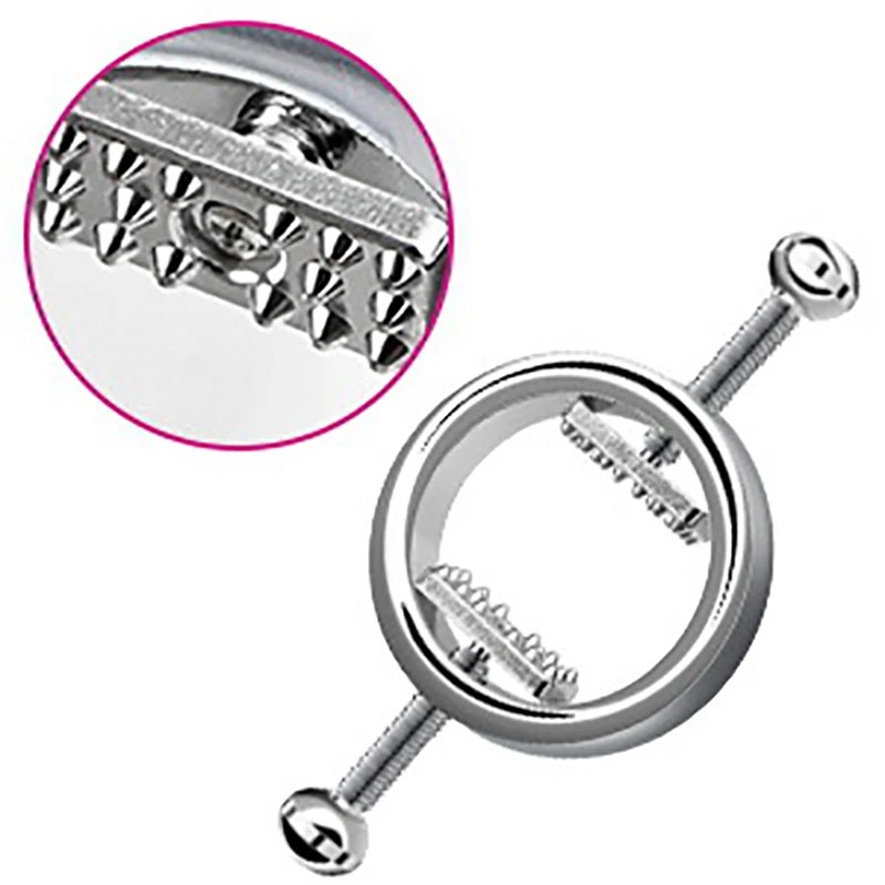 Adjustable Metal Nipple Clamps For Intimate Role Play And Bonding_voghion.com