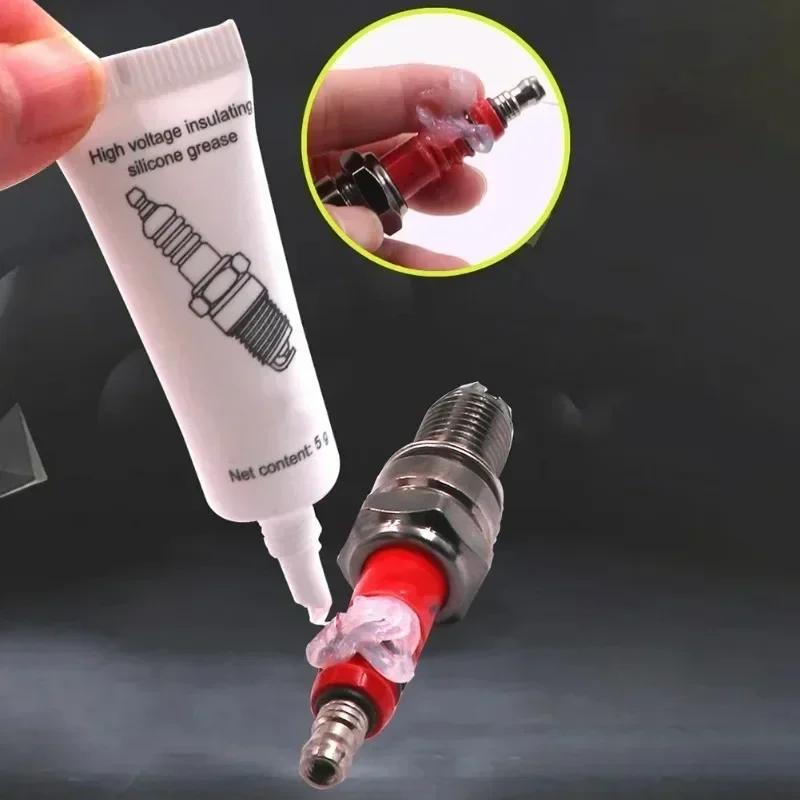 Car Spark Plug High Voltage Insulating Grease Ignition Coil Silicone Grease High and Low Temperature Corrosion Resistance silicone grease lubricant silicone grease