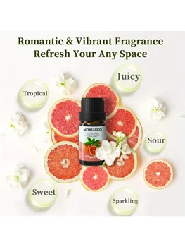 2 Pack Fruit Essential Oil Set, 10x10ml Essential Oil, Aromatherapy Diffuser Essential Oil Set, Christmas Gift, New Year Gift 4