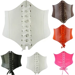 Five-Color Retro Waistcoat Body Sculpting Elastic Super Wide Belt Fashion All-Match