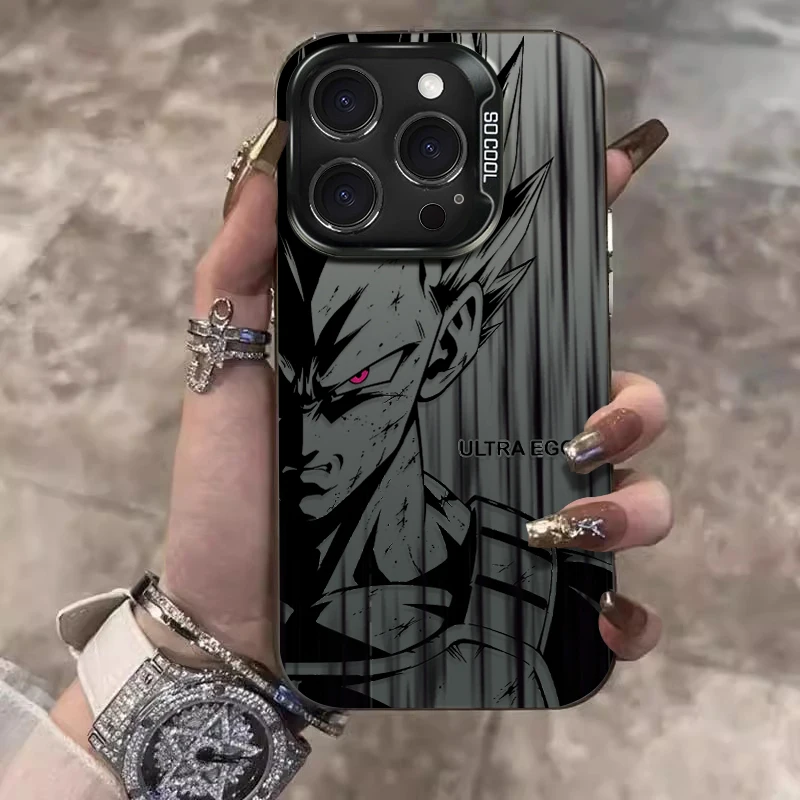 Ultra Instinct Goku & Ultra Ego Vegeta Visual Impact Half-Face Phone Case