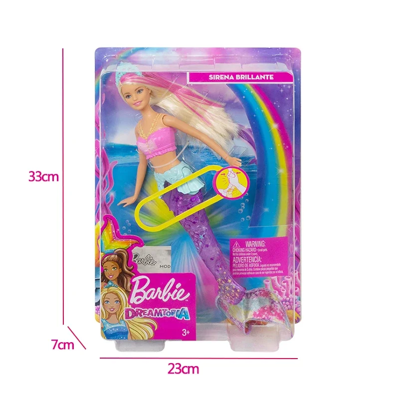 Une poupée Barbie sirène Dreamtopia assortie Mattel