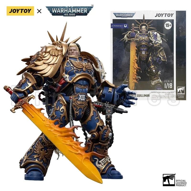 1/18 JOYTOY Action Figure 40K Dark Angels Primarch Roboute Guilliman Tau Anime Model Toy Free Shipping