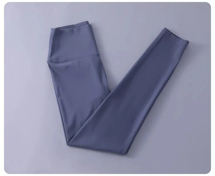 Nackte, eng anliegende Fitnesshose, Damen-Stretch-Sporthose, Leggings, Laufen, Übergröße, Frühlings- und Sommer-Yogahose – Detail 18