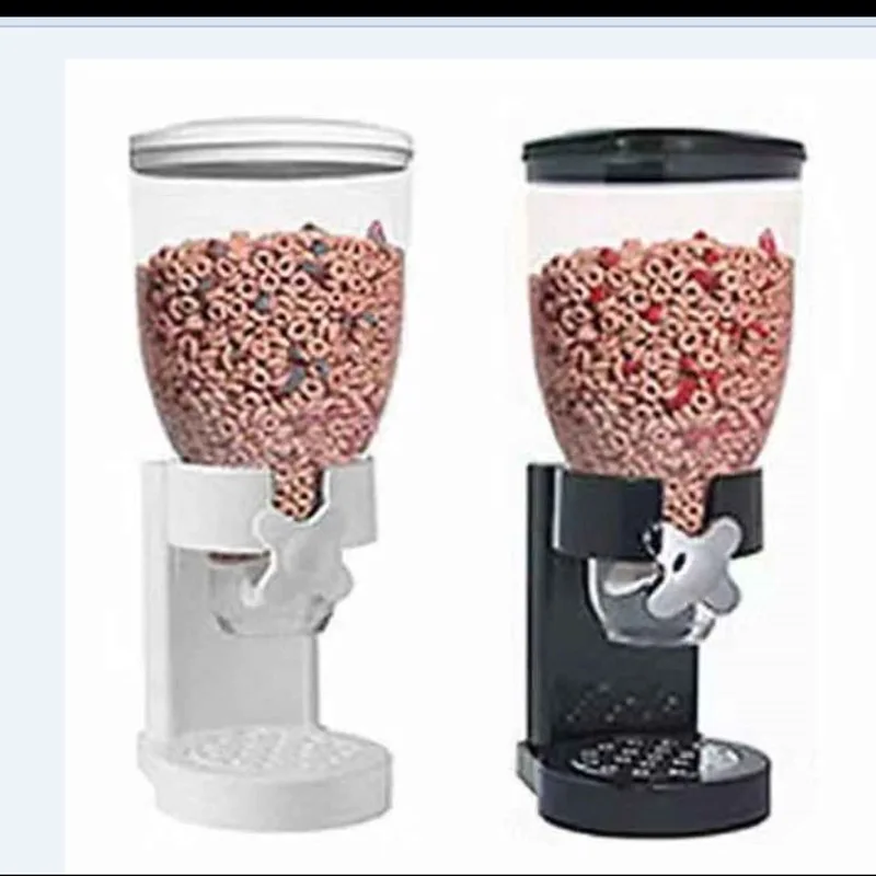 Double Head Cereal Machine Cereal Bucket Food Can Household Daily Use Double Cup Separator Kitchen Gadgets