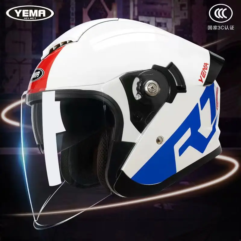YEMA-Ʈ   3/4,   , ϼ capacete Ƽ   ¸ 
