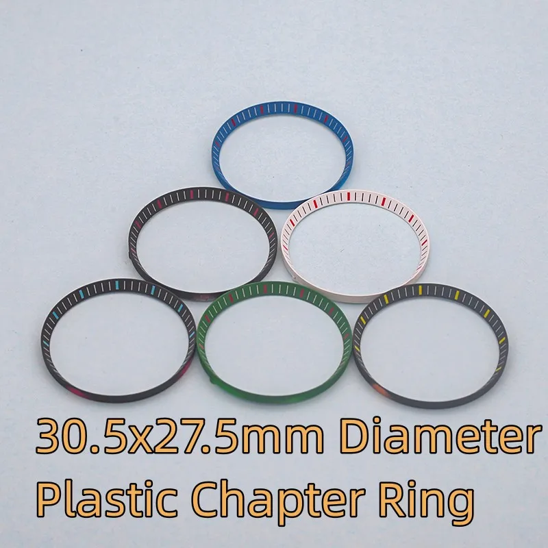

SKX SRPD Chapter Ring 30.5mm Plastic Chapter Ring For NH35 NH36 Movement Case Seiko Mod Part Watch Replacement Accessories