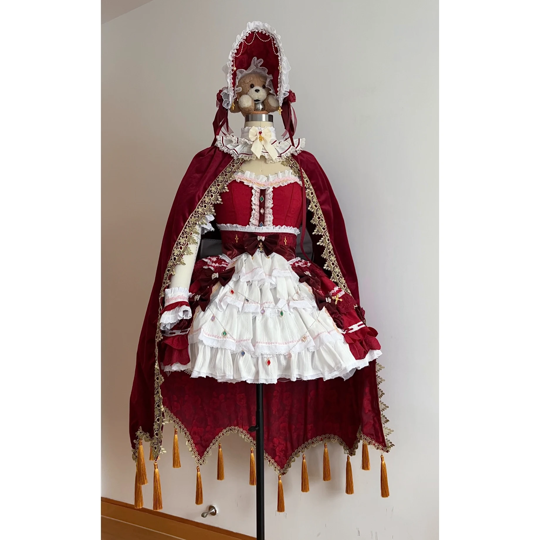 

Игровой костюм для косплея фландрин алый, проект Touhou, Великолепная Милая форма, красное платье, искусственное платье