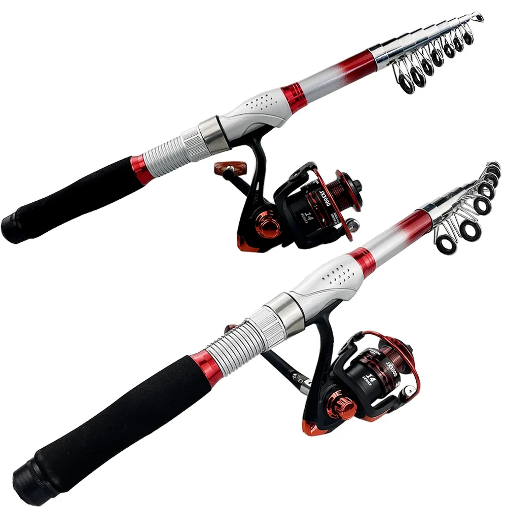 Canne A Peche Telescopique BNTTEAM Portable Fishing Rod 99% Carbon - Main Image