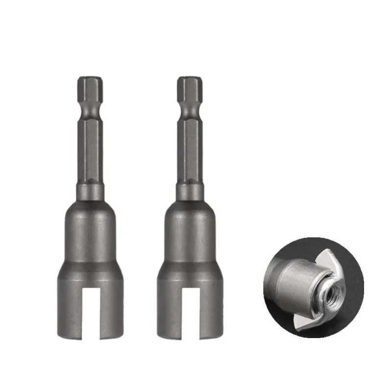 

Hex Shank Socket Adapter for Butterfly Bolt Nut Wrench Electric Screwdriver Sleeve 1/4 Inch Driver Universal Socket