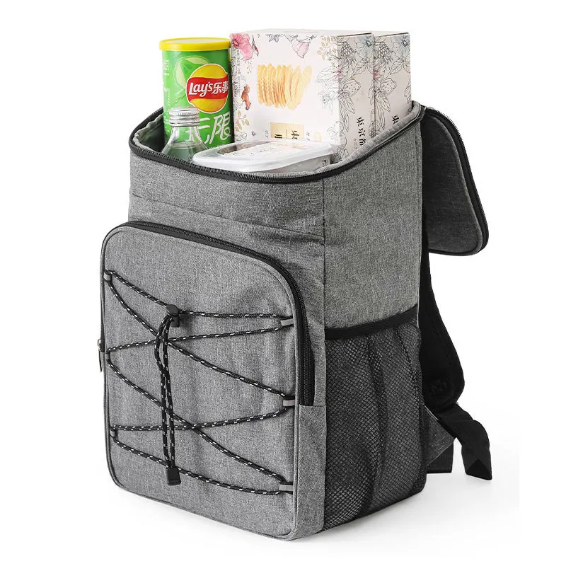 23L Outdoor Storage Bag Camping Picnic Travel Oxford Cloth Large Capacity Bag Backpack Camping Accessories