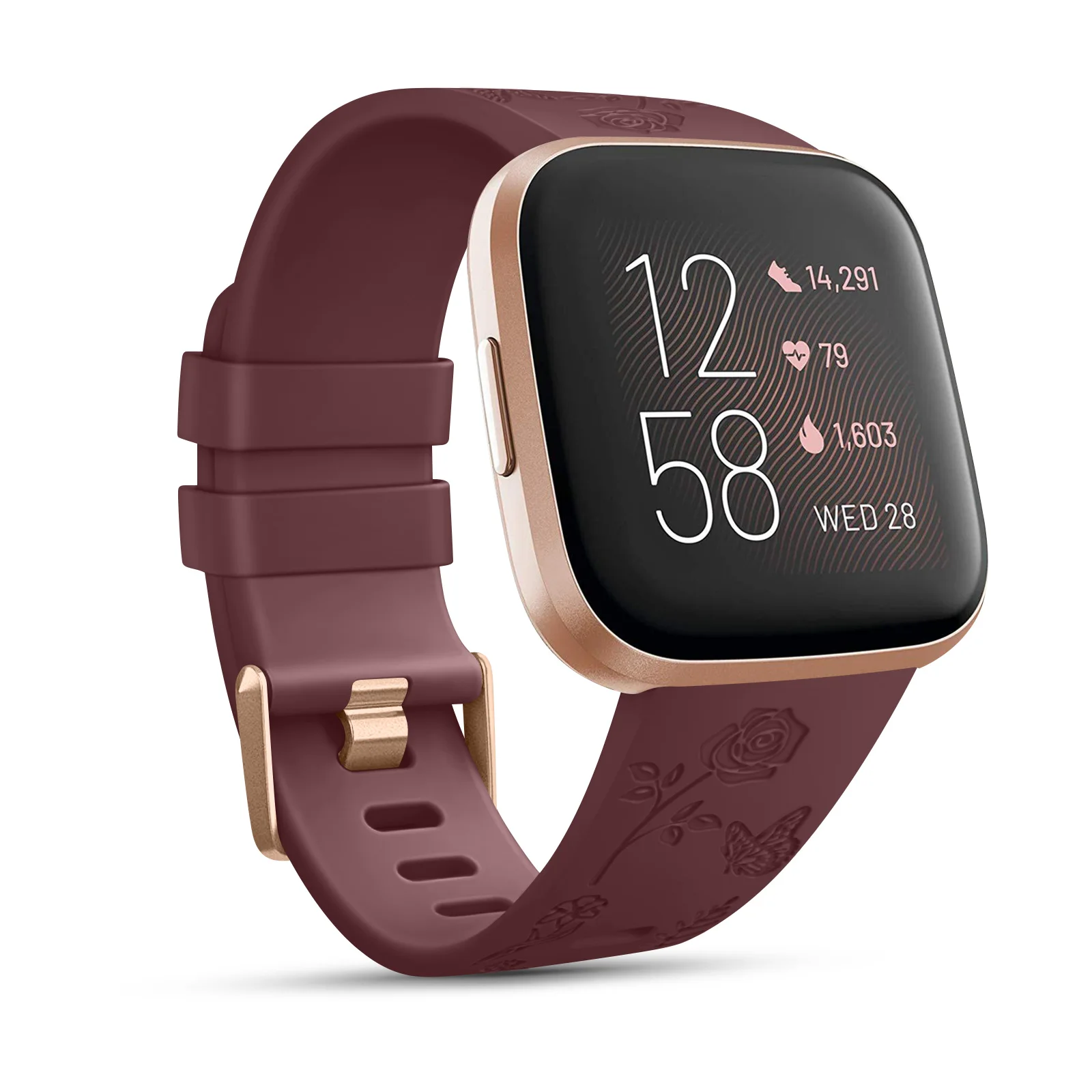 Premium TPU Sport Strap Bracelet for Fitbit Versa - Replacement Wristband