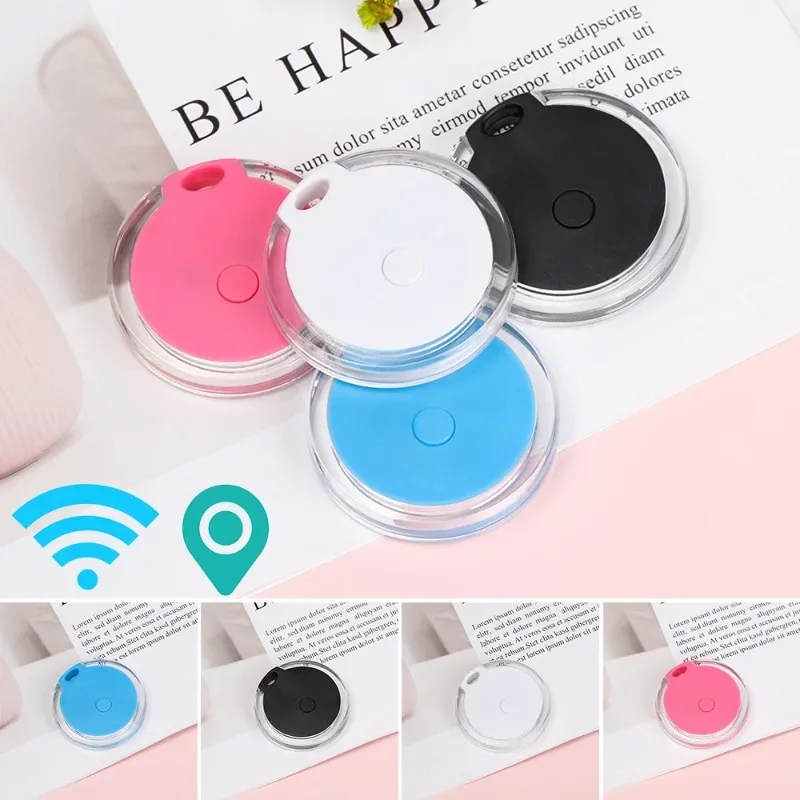 Mini Dog GPS Bluetooth 4.0 Tracker Anti-Lost Device Round Anti-Lost Device Pet Kids Bag Wallet Tracking Smart Finder Locator