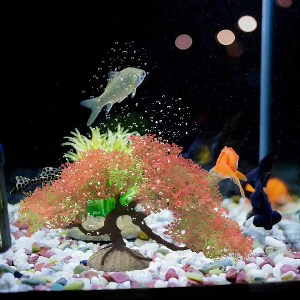 Simulation tree useful harmless artificial aquatic plant artificial aquarium plant fish tank decoration tank supply
