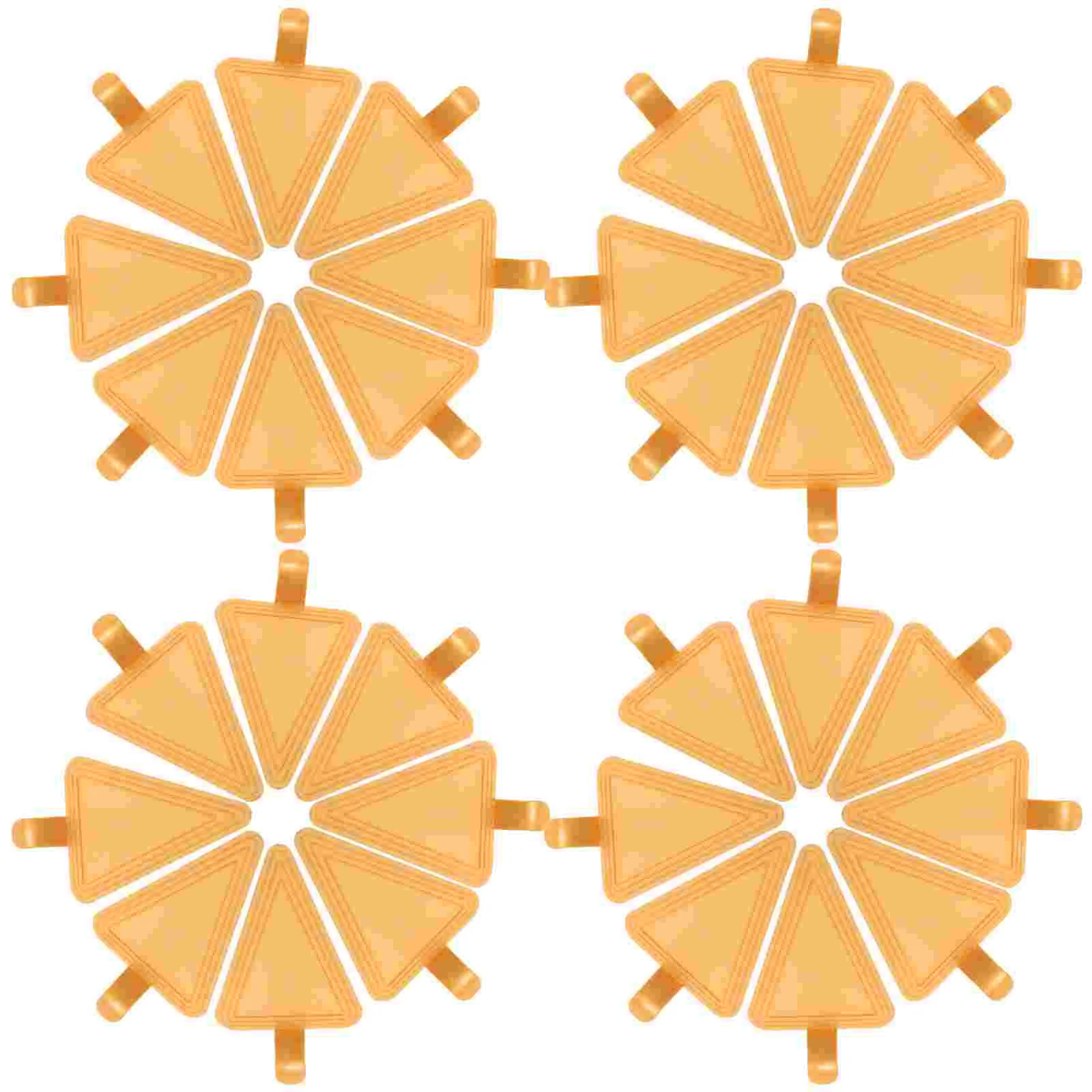 

100pcs Cake Plastic Boards Reusable Cake Dessert Tray Cake Transfer Plate Cake Tray With Handle
