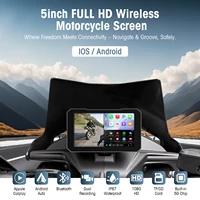 Touch Screen Motorcycle CarPlay Screen Navigation IP67 Waterproof Display Screen Portable Motorcycle Monitor Dual Camera Record - Image 3