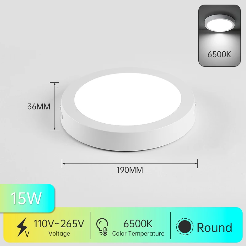 Sleek Dimmable LED Ceiling Lamp with Remote Control for Bedrooms and Living Spaces