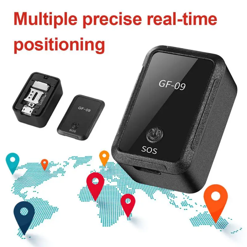 

Mini GPS Tracker GF07/GF09 Anti-lost Location Tracking Device for Pets Elderly People Real Time Tracking Dog Gps