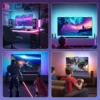 Immersion TV Backlights with Camera, Smart Ambient TV Strip Light RGB 40-65 Inch Ambient Led Strip Light Lamp Living Room Camera 6