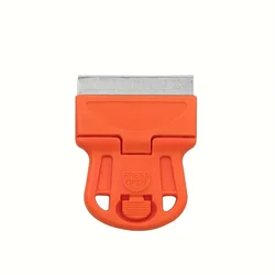 Versatile Adhesive and Paint Removal Tool for Stickers and Window Films (Orange)
