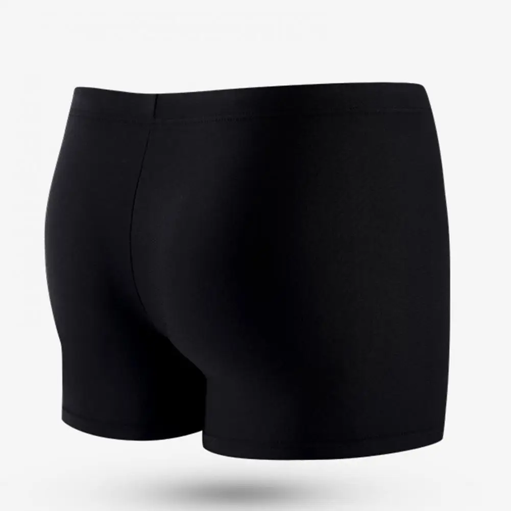 MenHighWaistSwimTrunksAdultShortsSwimsuitFlamePrintHighWaist