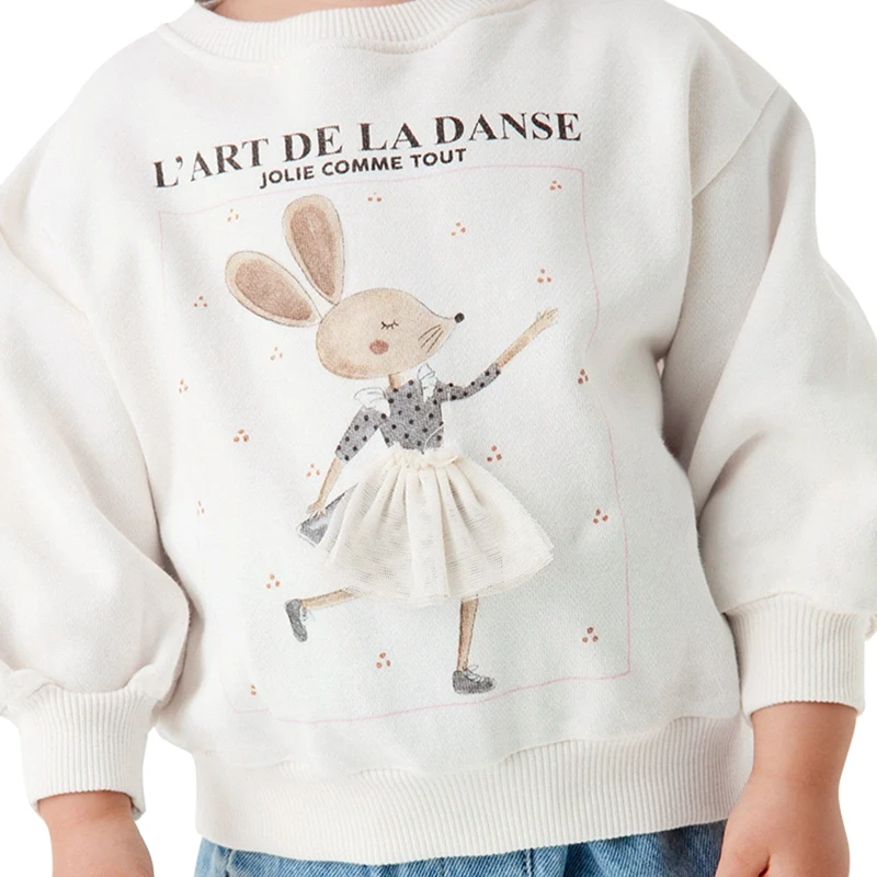 

New Fall Winter Kids Girls Sweater Print Children Top Cotton Warm Crew Neck Pullovers Tops Long Sleeve Top Toddler Baby Clothes