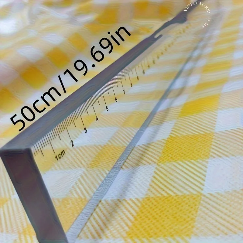 51cm Precision Scale Ruler Durable 20-Inch Measurement Tool Office and School 1-Pack drawing ruler straight ruler