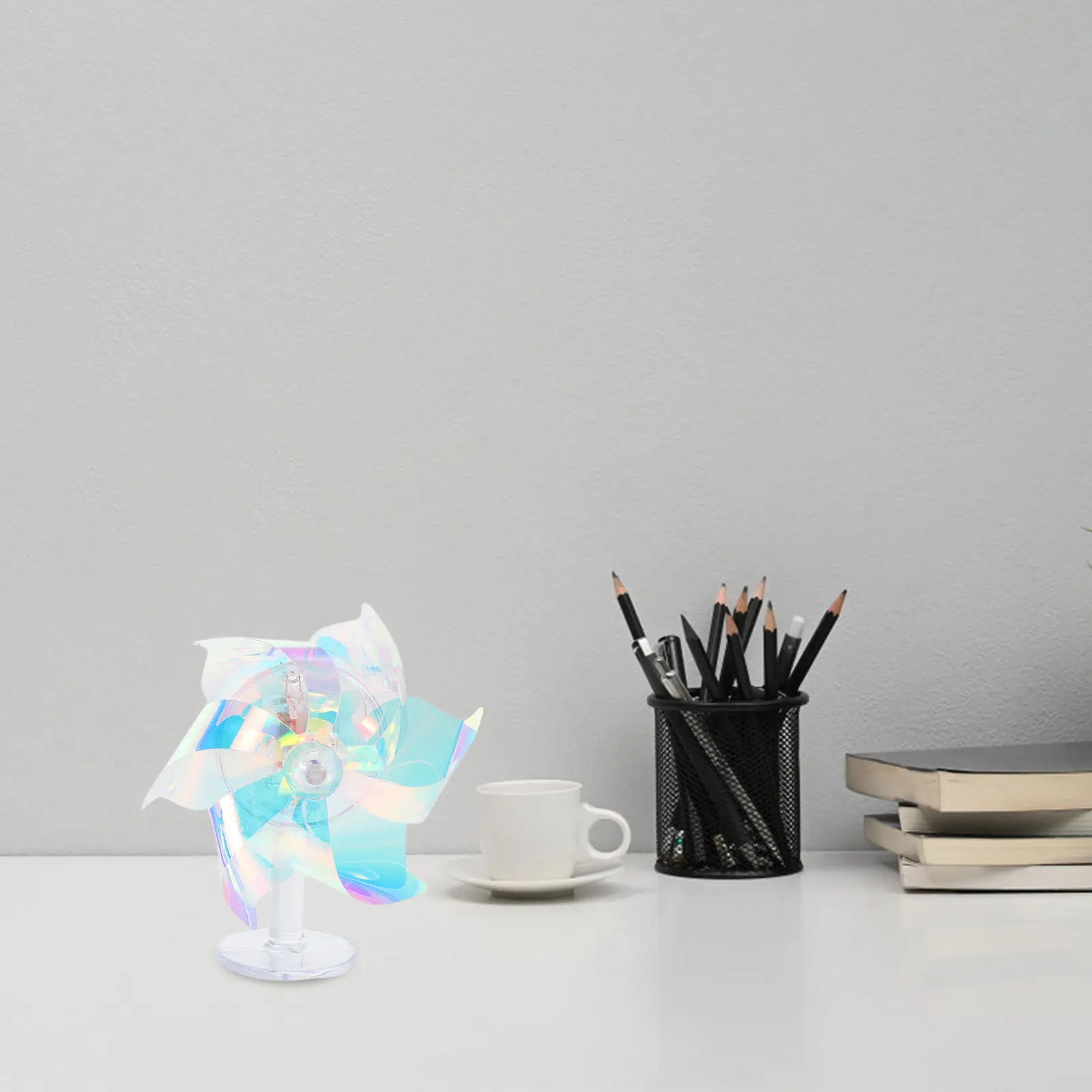 2Pcs 풍차 자전거 장식 LED 바람으로 구동되는 오토바이 스쿠터 자전거 핸들바 대시보드 야간 라이딩 안전 라이트