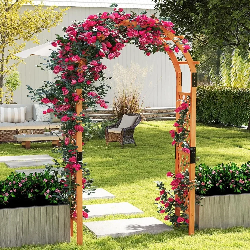 Wooden Garden Arbor image 2