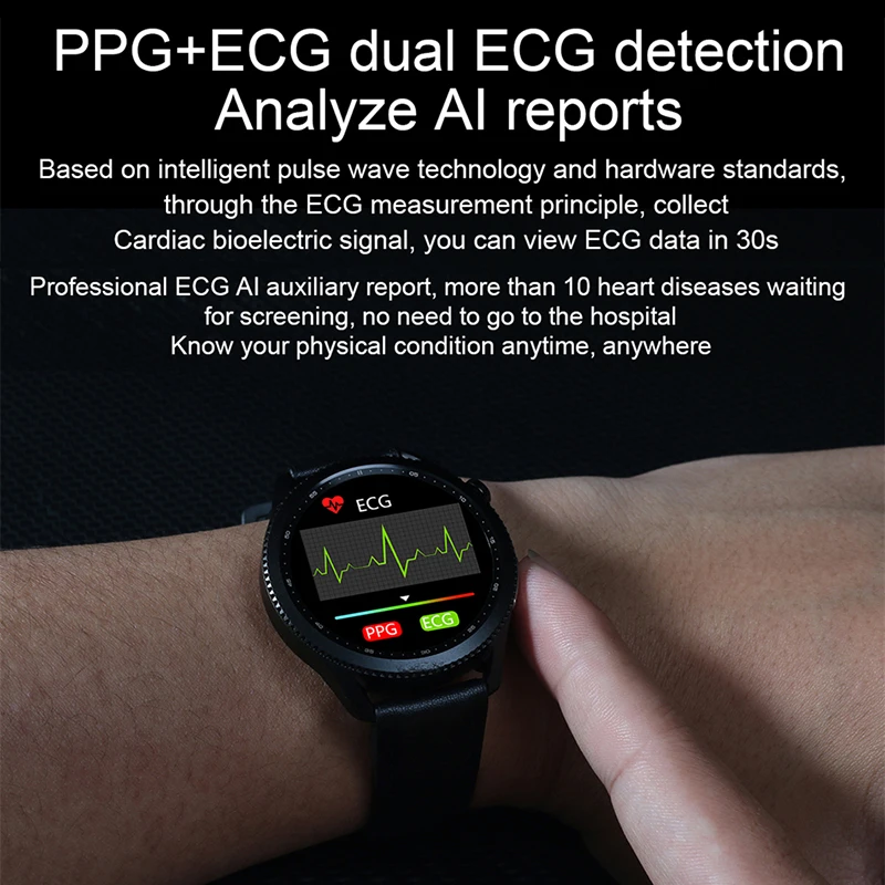 SACOSDING Ʈ ġ  ECG + PPG µ    ڵ  Smartwatch  ǰ Ƿ ð